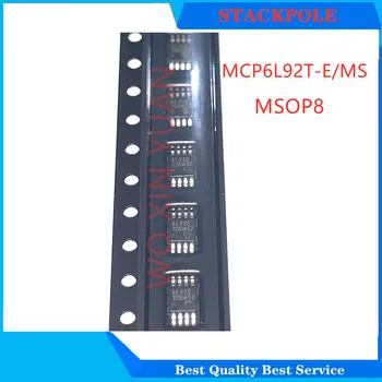 10[CS/DAUG MCP6L92T-E/MS 10VNT/DAUG MCP6L92T MCP6L92T-E 6L92E Op Amp Dual GP R R I/O 6 V 8-Pin MSOP T/R