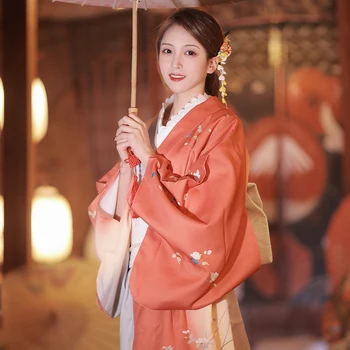 2023 japonijos tradicinių drabužių pagerėjo stiliaus kimono mergina retro suknelė fotografijos drabužiai