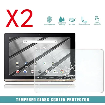 2vnt Tablet Grūdintas Stiklas Screen Protector Cover Acer Iconia Vienas 10-B3 A50FHD Anti-Ekranas Sudužęs Grūdintas Filmas