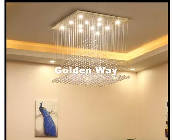 40*40cm Kristalų Lubų Žiburiai Kambarį Luminarias Para Salė Plafon LED Kristalų AC Lubų Lempos Šviestuvai Nemokamas Pristatymas