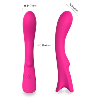  9 greičiu Silikono G-Spot Flirtuoti Vibratorius, USB Įkrovimo Tyla & Galinga Vibracija Massager, Moterų Suaugusiųjų Sekso Žaislai