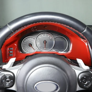 ABS Raudonas Interjeras, prietaisų Skydelyje Tachometras Rėmo Dangtis Dekoratyvinės Apdailos Automobilių Reikmenys Toyota FT86 GT86 Subaru BRZ ZC6 2012-2020 m.