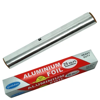 Aliuminio Folijos Ritinį, 300mm plotis (25 KV.M) Ft Sunkiųjų Aliuminio Folija Apvynioti Komercinės Folija Apvynioti Maisto Paslaugų Pramonė