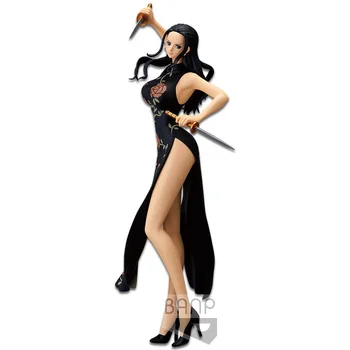 Anime One Piece Nico Robin Blizgučiai Glamours Kung Fu Stiliaus Veiksmų Skaičius, PVC Kolekcijos Modelis Figurals Žaislus, kambario dekoracija