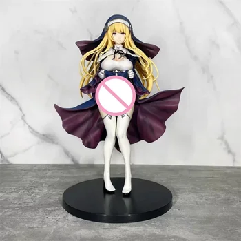 Anime Vienuolė Charlotte Minkštas Krūties PVC Veiksmų Skaičius, Kolekcionuojamos Lėlės Modelio Žaislas 26cm