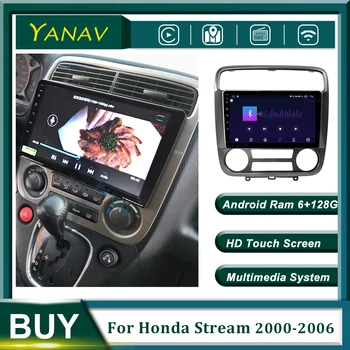 Honda Stream 2000 - 2006 128G Automobilio Radijo Galvos Vienetas GPS Navigacija Stereo Imtuvas, Vaizdo Multimedijos Grotuvo 