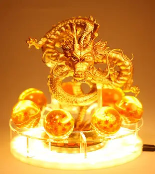 [Juokingi] Anime DBZ Wukong Aukso Krištolo Rutuliai bazės pav modelio Led lempos Šviesos Galia Iki Aukštos kokybės Vedžitas žaislą dovanų