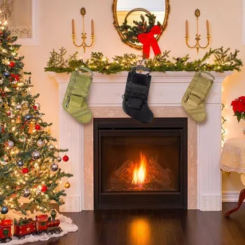Kalėdų Kojinę Naujųjų Metų Dovanų Maišą Įrankių Krepšys Kalėdų Prekių Kalėdų Medžio Kabantys Papuošalai navidad 2018 Saugojimo Krepšys