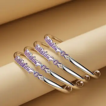 Karšto naujas produktas Xingdailu violetinė žvaigždė triušis varva alyva kartu su to paties stiliaus klasiokai apyrankę draugei