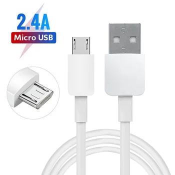 Micro USB Greito Įkrovimo Kabelis, Mikro usb Duomenų Kabeliu Linija Huawei Honor 7 6 9i 8X 7X 7C P8 P9 Lite