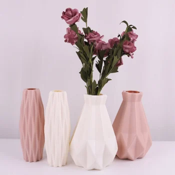 Modeliavimo Origami Formos Gėlių Vaza Imitacija Keramikos Vazonas Krepšelį Susitarimą Bako Apdailos Namų Šiaurės Apdaila