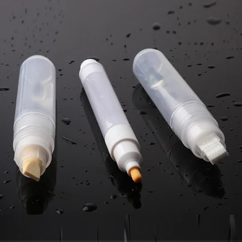 Naujas Pakartotinos Plastiko Tuščias Pen Lazdele 5mm 8mm 10mm Barelių Vamzdelis Grafiti Pen Skysta Kreida Žymekliai Dažų Rašiklis