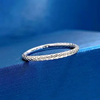Naujas S925 sidabro eilės deimanto žiedas, pilnas deimantų žiedo uodega moterų asmenybės bauda skyriuje sukrauti žiedą, papuošalai, aksesuarai,