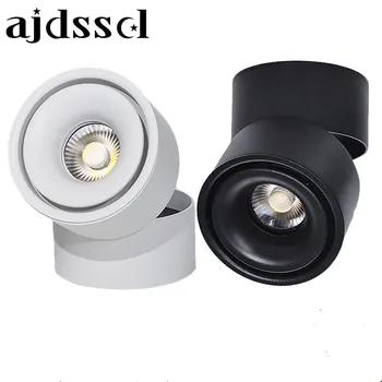 Paviršiaus sumontuoti LED Downlight 10w 20w vietoje 360 laipsnių Rotatab Reguliuojamas AC110V/220V Vietoje šviesos diodų (led) lempą, patalpų Fojė,