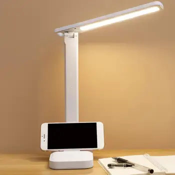 Stalo Lempa Akių Apsauga Touch Pritemdomi LED Light Studentų Bendrabutyje Miegamasis Skaityti USB Įkraunama Miegamasis Tyrimą, Stalo Lempos