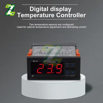 STC-9200 Mikrokompiuteris Temperatūros Reguliatorius Termostatas Reguliatorius Thermoregulator su Šaldymo Atitirpinimo Funkcija