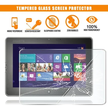 Už GIGABYTE S1082 Tablet Planšetinis Grūdintas Stiklas Screen Protector, Atsparus Įbrėžimams, Anti-pirštų atspaudų HD skaidri Plėvelė Dangtis