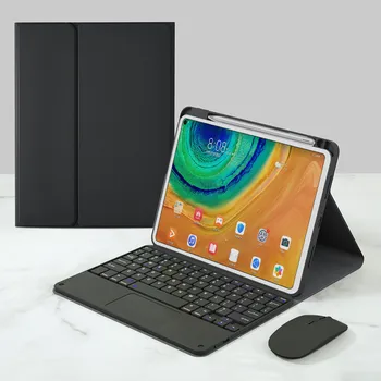 Wireless Touchpad Klaviatūra Tablet Case for IPad 10.2. 2019 m. 2020 m. Oro 4 2 3 Keyboard for IPad 9.7 2017 2018 Oro 2 Oro 1Cover