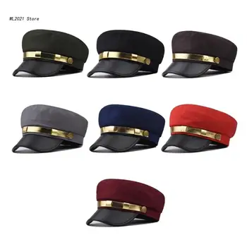 Įvairių Spalvų karinio jūrų Laivyno Jūreivis Skrybėlę Paaugliams Jk Vienodas Skrybėlę Kapitonas Aštuoniakampis Kepurės Mergaitėms